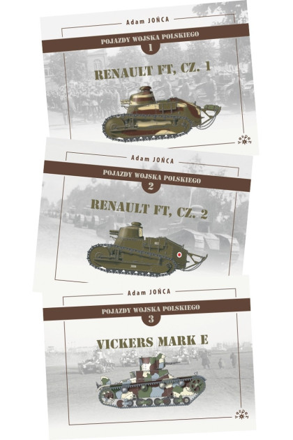 VICKERS / Renault FT. Tom 1.część 1/2 -Adam Jońca (PAKIET)