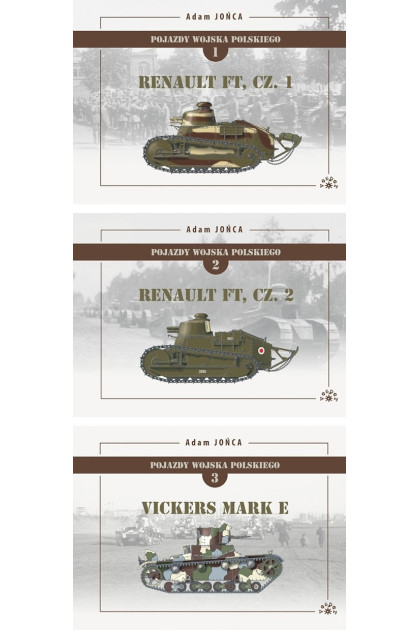 VICKERS / Renault FT. Tom 1.część 1/2 -Adam Jońca (PAKIET)
