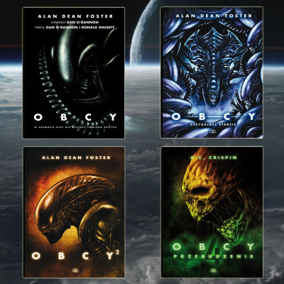 Obcy 1-4 PAKIET czterech książek  (oprawa twarda)