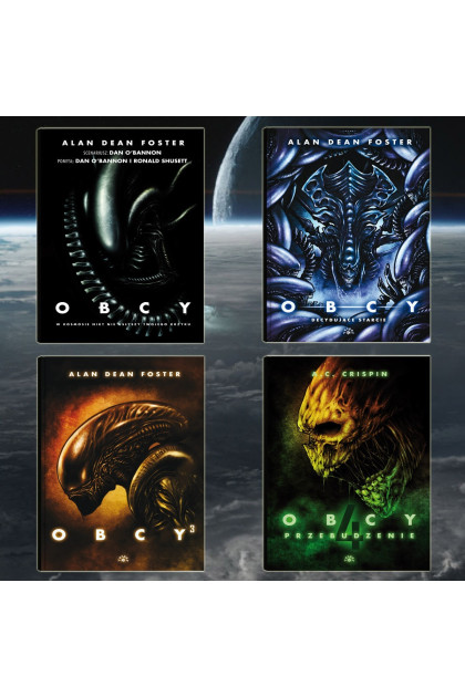 Obcy 1-4 PAKIET czterech książek  (oprawa twarda)