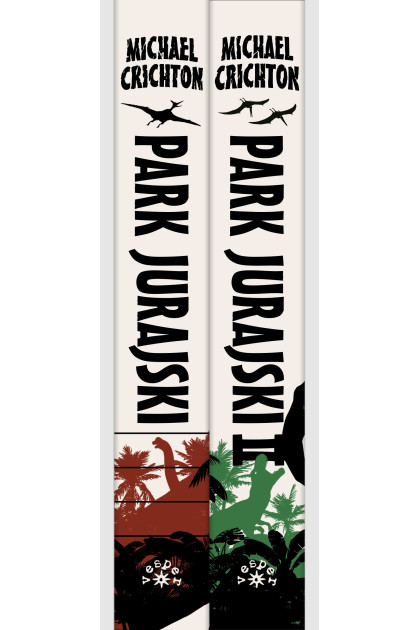 PAKIET: PARK JURAJSKI tom 1+2 - Michael Crichton (oprawa miękka)