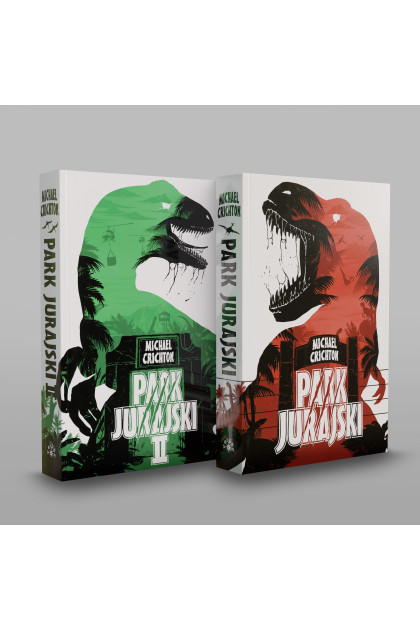 PAKIET: PARK JURAJSKI tom 1+2 - Michael Crichton (oprawa twarda)