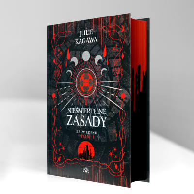 NIEŚMIERTELNE ZASADY - Julie Kagawa (Oprawa twarda, barwione brzegi) - Powystawowa