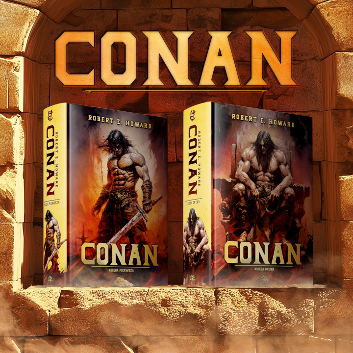 CONAN Księga druga - Robert E. Howard (oprawa twarda)