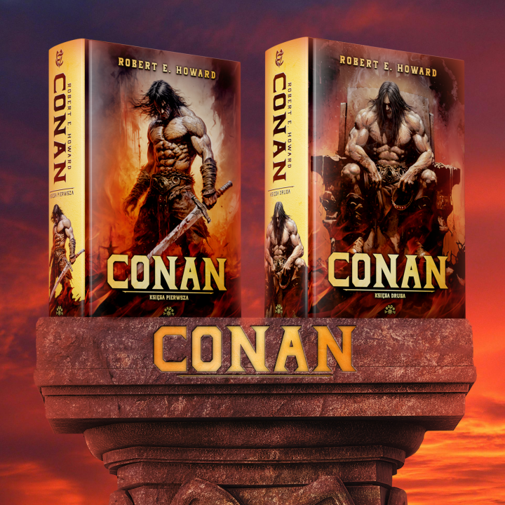 CONAN księga pierwsza - Robert E. Howard (oprawa twarda)