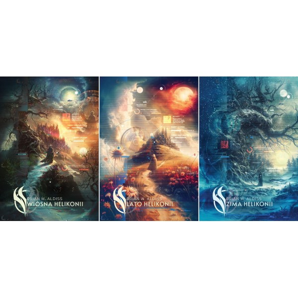 Pakiet: TRYLOGIA HELIKONII - Brian W. Aldiss (oprawa twarda)