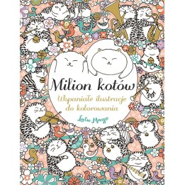 Milion kotów. Wspaniałe ilustracje do kolorowania - Mayo Lulu (oprawa miękka)