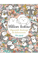 Milion kotów. Wspaniałe ilustracje do kolorowania - Mayo Lulu (oprawa miękka)