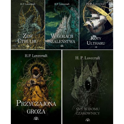PAKIET: H.P. Lovecraft - 5 książek (Oprawa miękka)