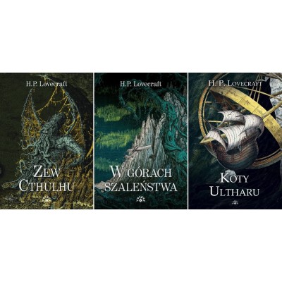 PAKIET: H.P. Lovecraft - 3 książek (Oprawa twarda)