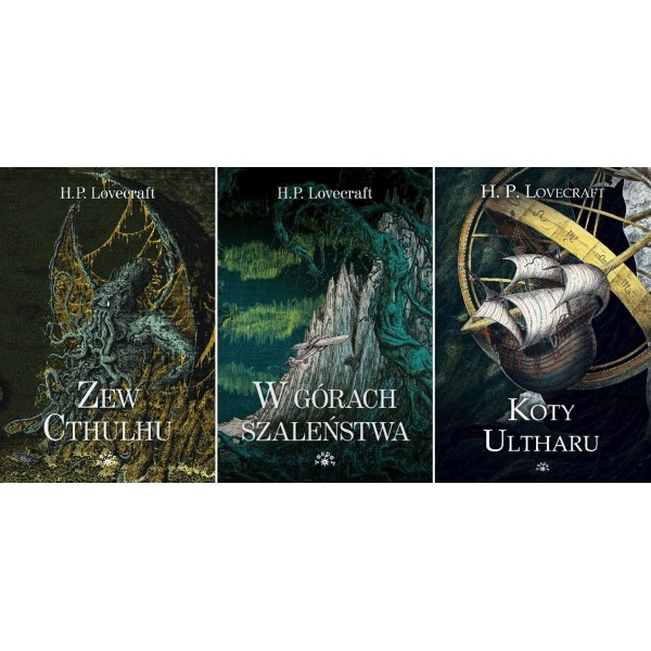 PAKIET: H.P. Lovecraft - 3 książek (Oprawa twarda)