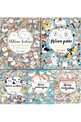 Pakiet: milion kolorowanek - Mayo Lulu (oprawa miękka)
