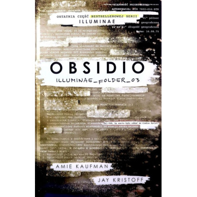 OBSIDIO - Amie Kaufman, Jay Kristoff (oprawa twarda)