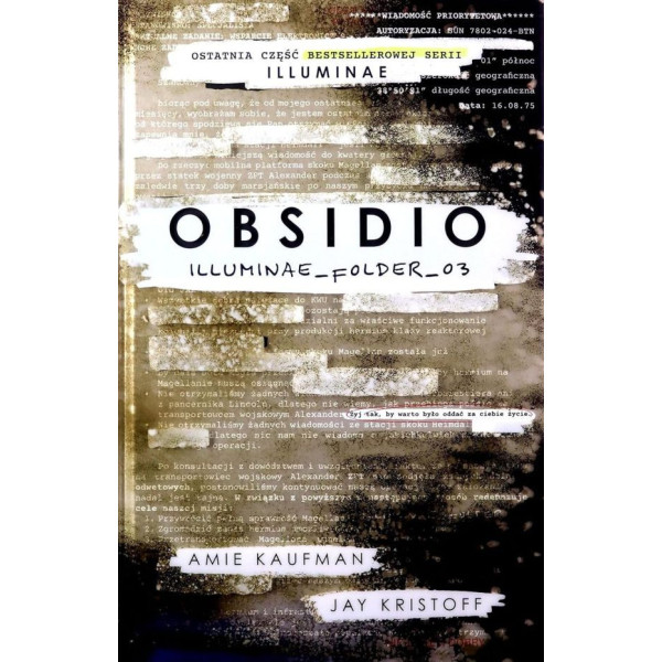 OBSIDIO - Amie Kaufman, Jay Kristoff (oprawa twarda)