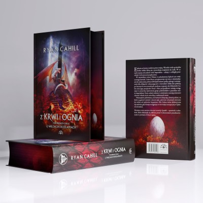 Z KRWI I OGNIA - Ryan Cahill (oprawa twarda, barwione brzegi)