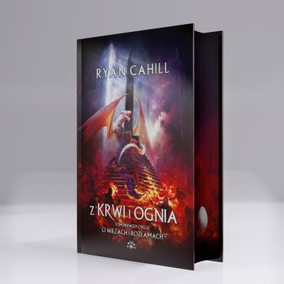 Z KRWI I OGNIA - Ryan Cahill (oprawa twarda, barwione brzegi)