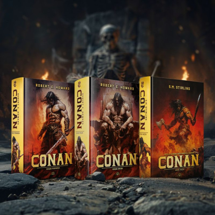 pakiet CONAN - Robert E. Howard/S.M. Stirling (oprawa twarda)
