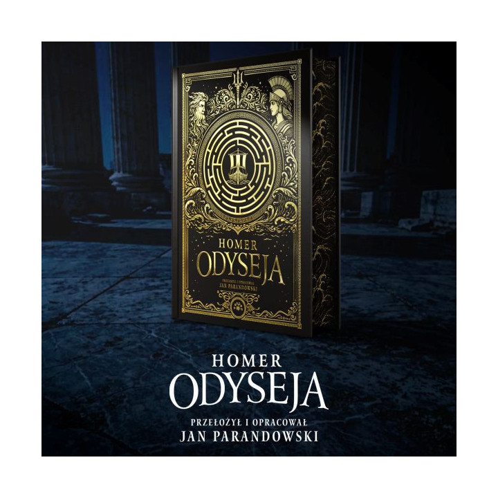 ODYSEJA - Homer (oprawa twarda, barwione brzegi)