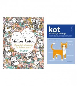 Pakiet dla miłośników kotów - Kot Instrukcja Obsługi i Kolorwanka Milion Kotów